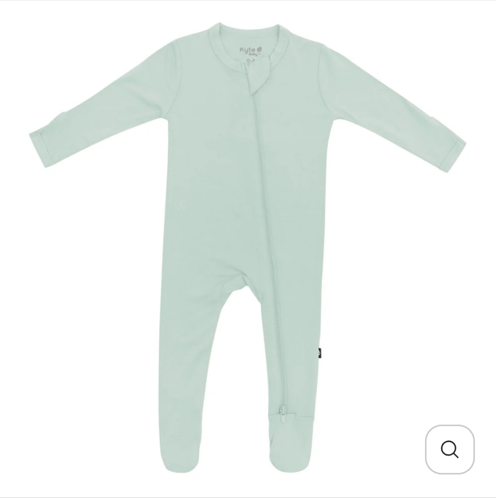 Kyte Baby Sage Zippered Footie - Preemie